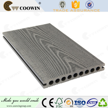 Wooden bridge hollow wpc decking board grey